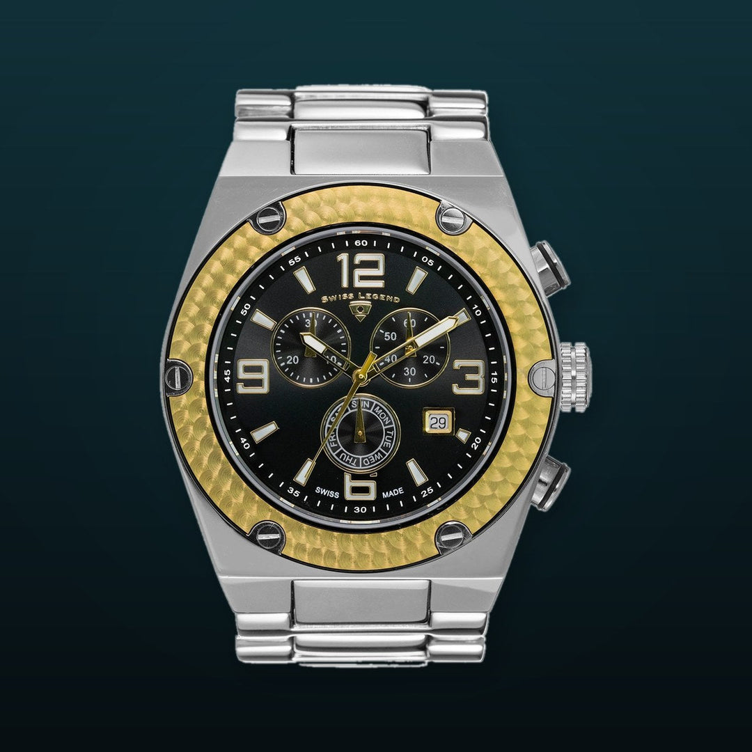 Throttle Chronograph Black / Stainless Steel | Black Dial