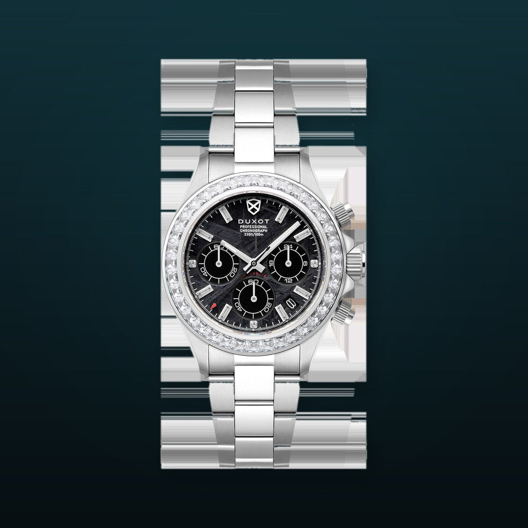 Accelero Meteorite Chronograph Limited Edition Black / Stainless Steel | Black Dial