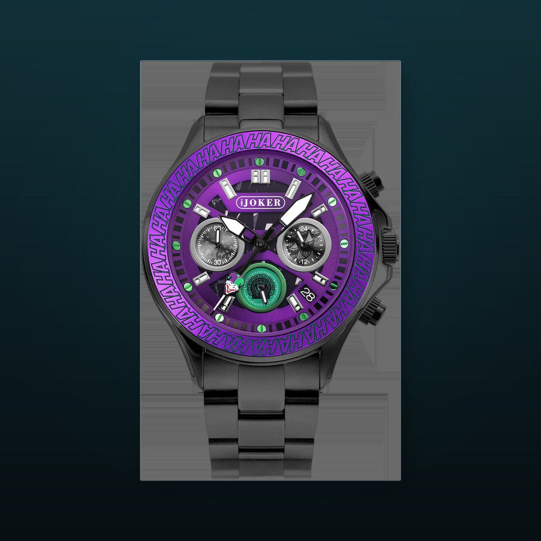 The Joker - Chaos Timekeeper 42mm Purple - {Extended Ship Time} |  Dial