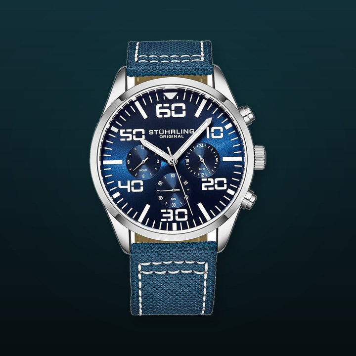 Aviator Blue Dial/ Blue Nylon | Blue Dial