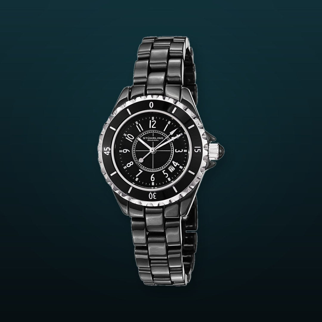 Vogue Black Stainless Steel | Black Dial