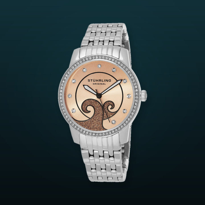 Symphony-569.03 Silver Stainless Steel | Salmon Dial