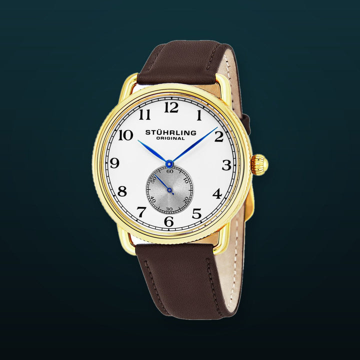 Symphony Brown/Leather/Silver Dial/Gold Case 207.03 | Silver Dial