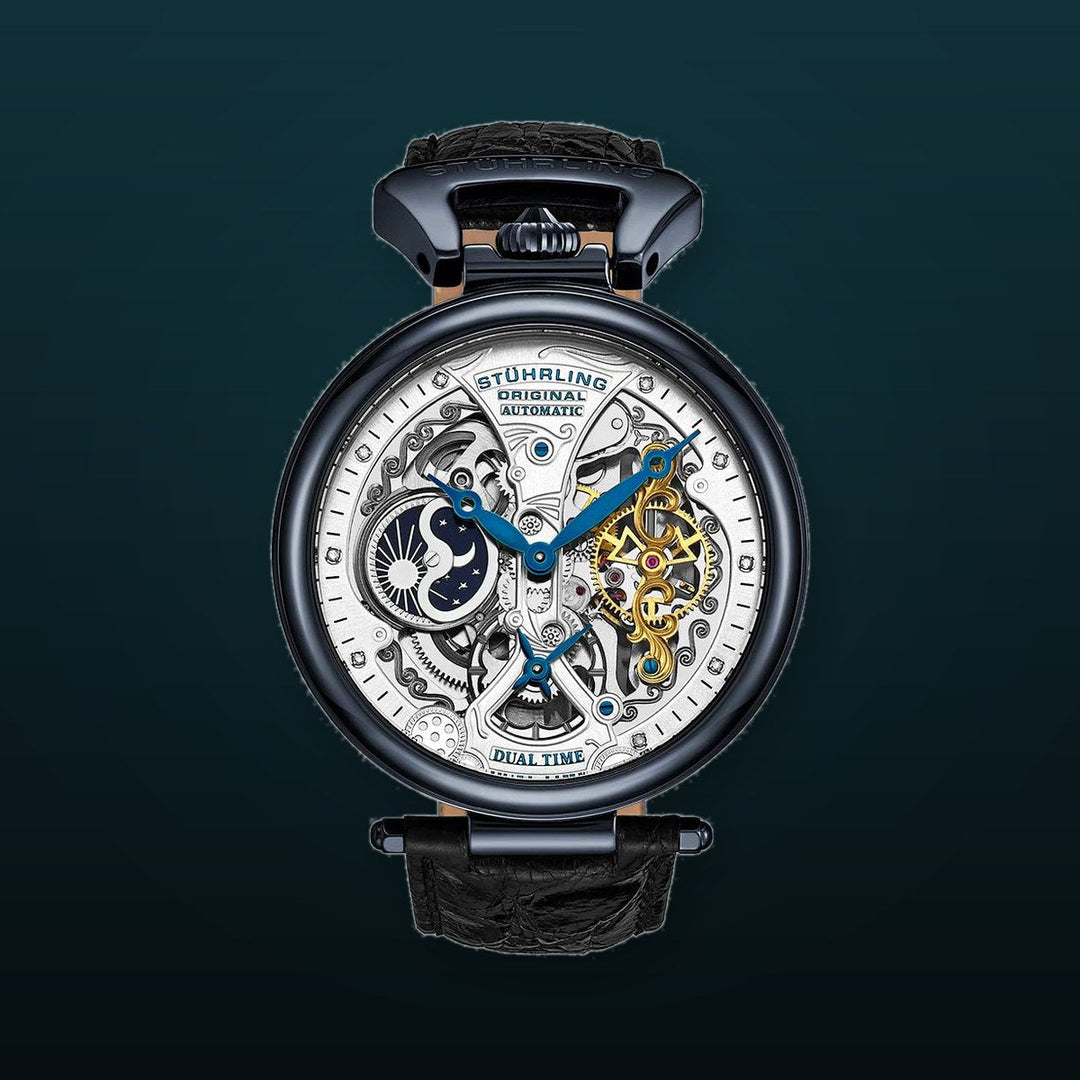 Legacy Silver Dial / Black Crocodile | Silver Dial