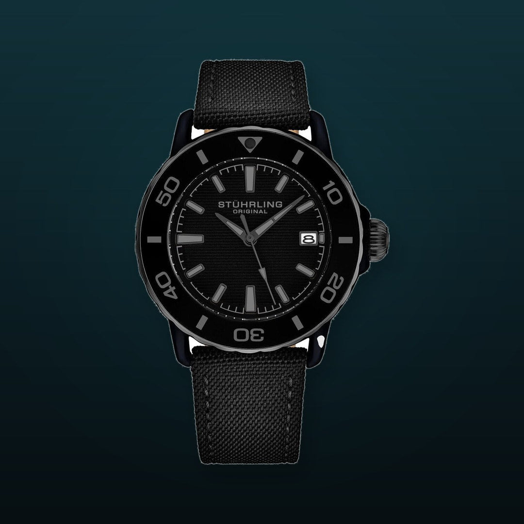 Explorer 4041 Quartz 40mm Diver Black | Black Dial