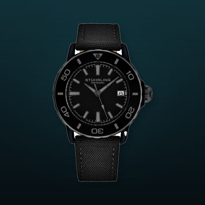 Explorer 4041 Quartz 40mm Diver Black | Black Dial