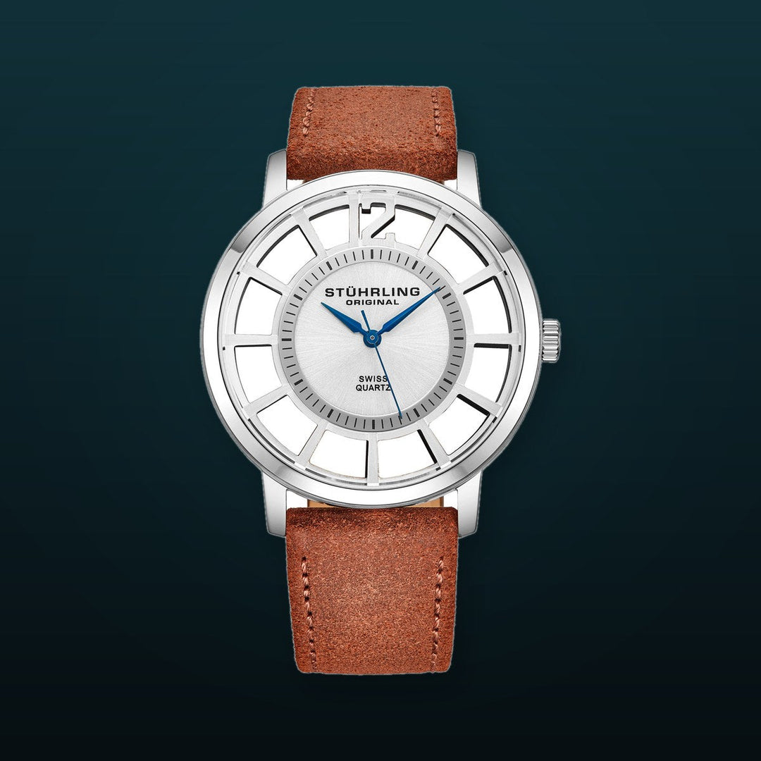 Symphony Light Brown/Leather/Silver Dial/Silver Case 388S2.03 | Silver Dial