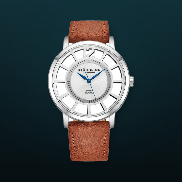 Symphony Light Brown/Leather/Silver Dial/Silver Case 388S2.03 | Silver Dial