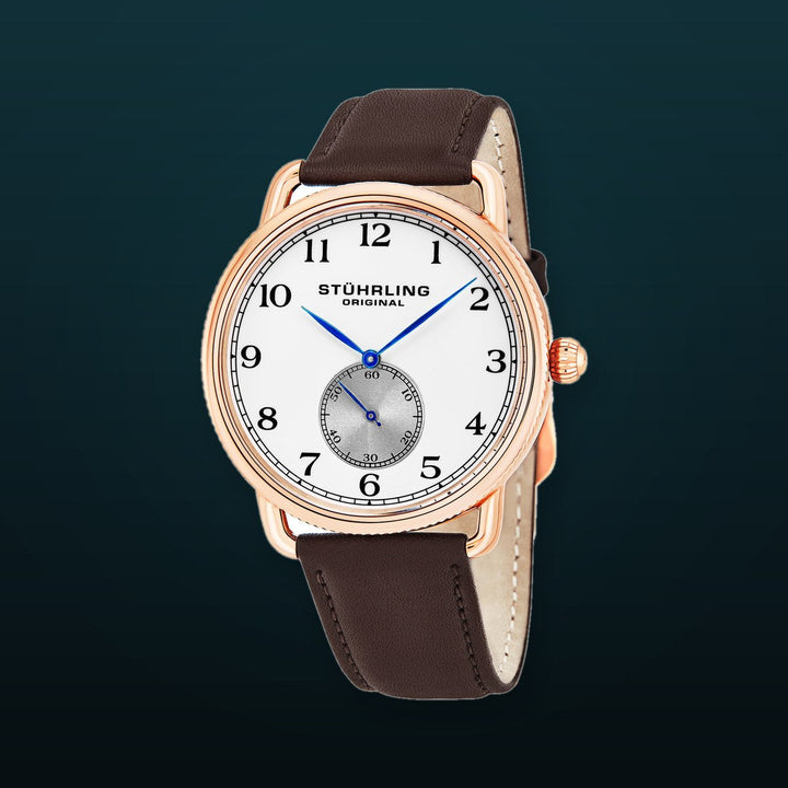 Symphony Brown/Leather/Silver Dial/Rose Case 207.04 | Silver Dial