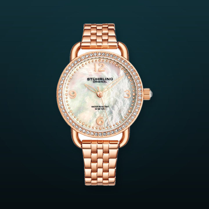 Symphony-3955.5 Rose Gold Stainless Steel | Silver Dial