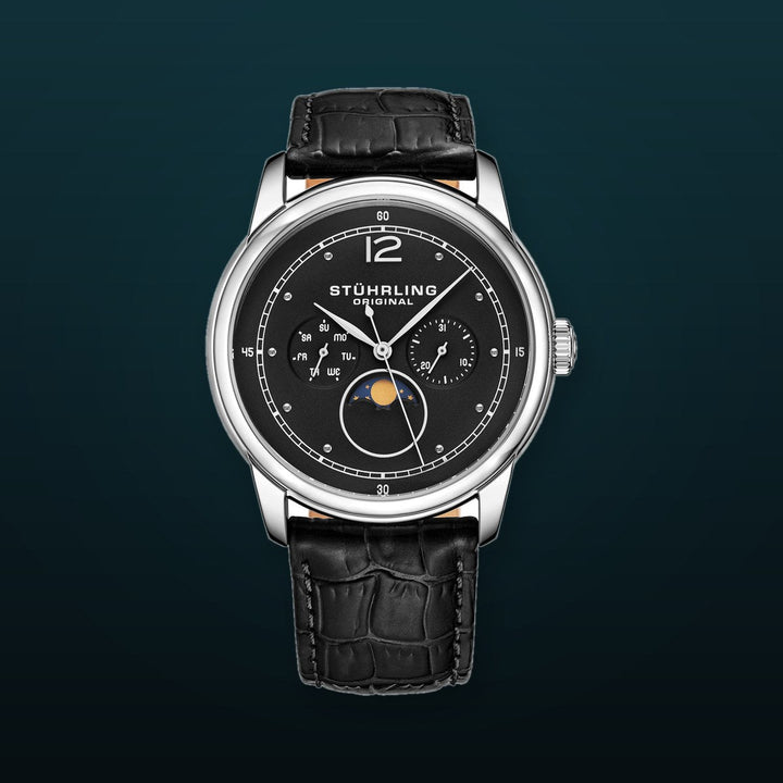 Symphony Black/Leather/Black Dial/Silver Case 898.02 | Black Dial