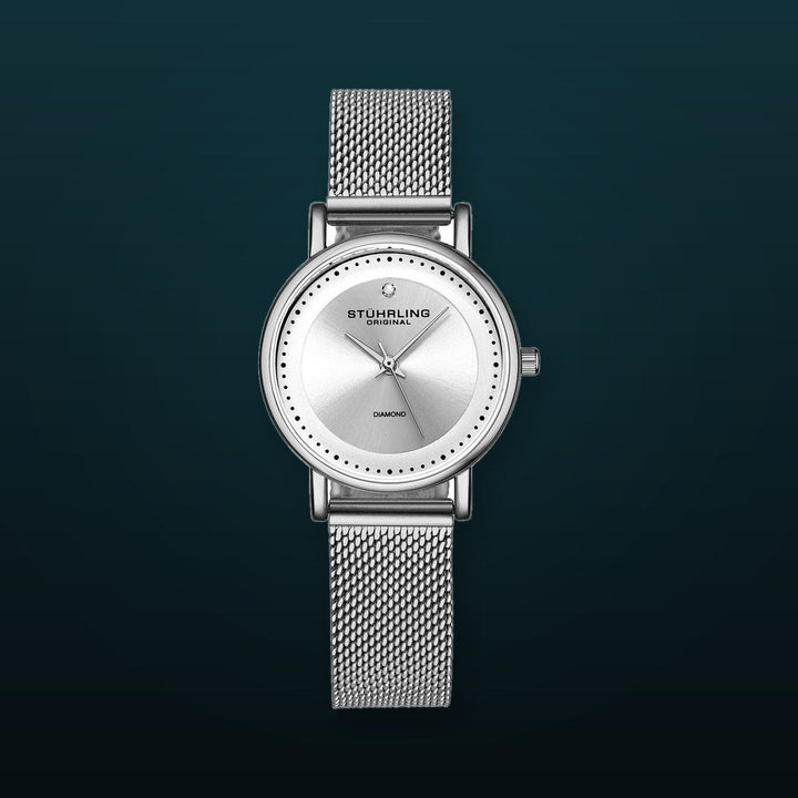Symphony silver Stainless Steel | Silver Dial