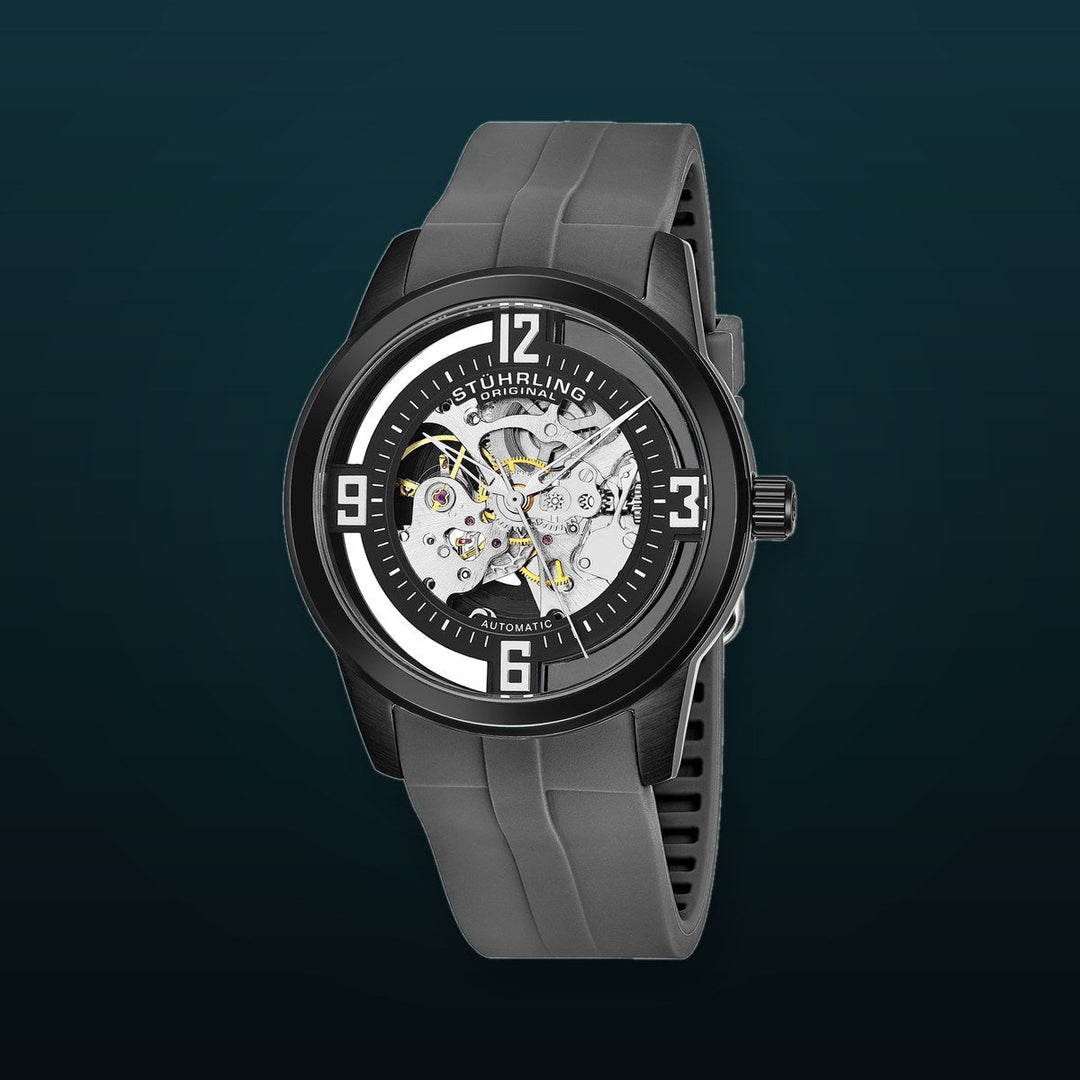 Legacy Gray/Black Rubber | Skeleton Dial