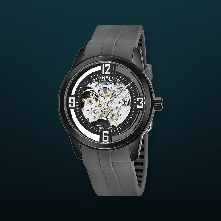 Legacy Gray/Black Rubber | Skeleton Dial