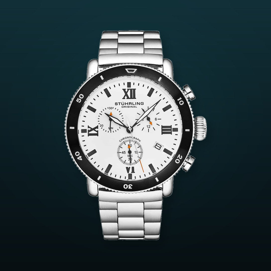 Chronograph Black/White | White Dial