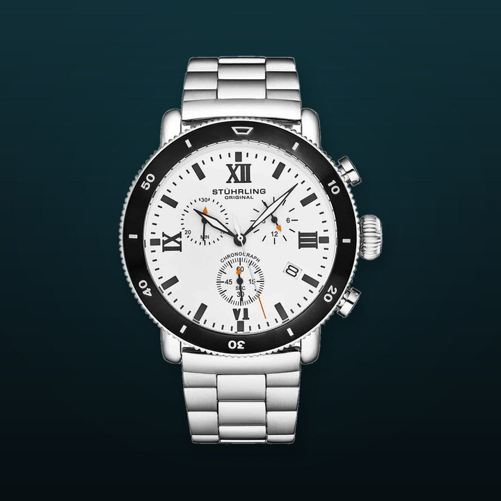 Chronograph Black/White | White Dial