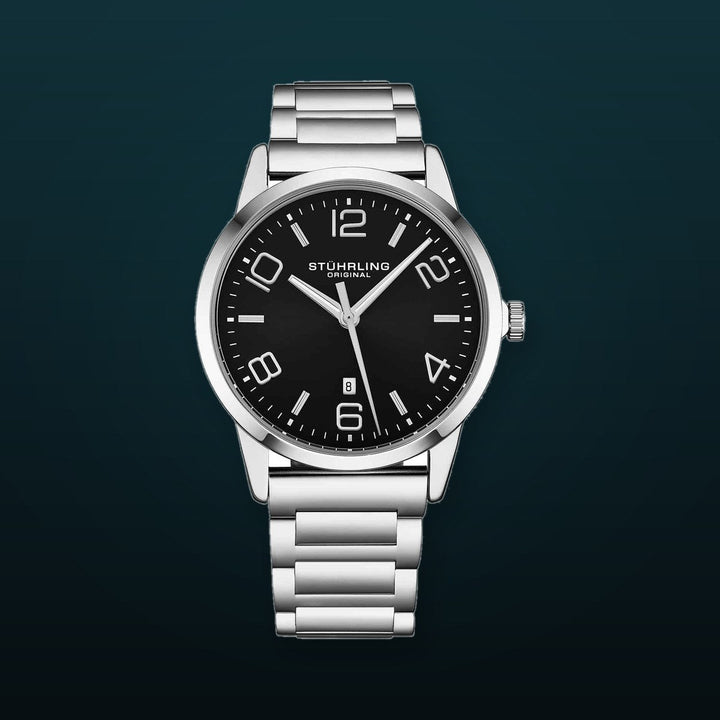 Classis 4021 Silver/Stainless Steel | Black Dial