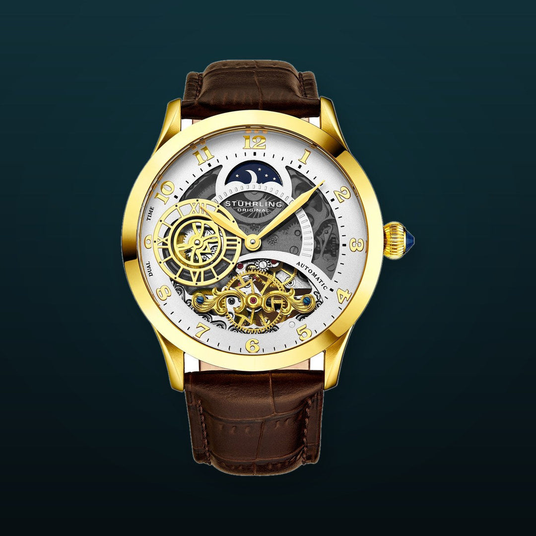 Legacy Brown/Gunmetal Leather | Gunmetal Dial