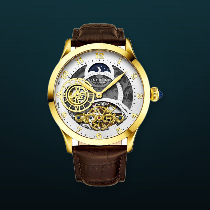 Legacy Brown/Gunmetal Leather | Gunmetal Dial