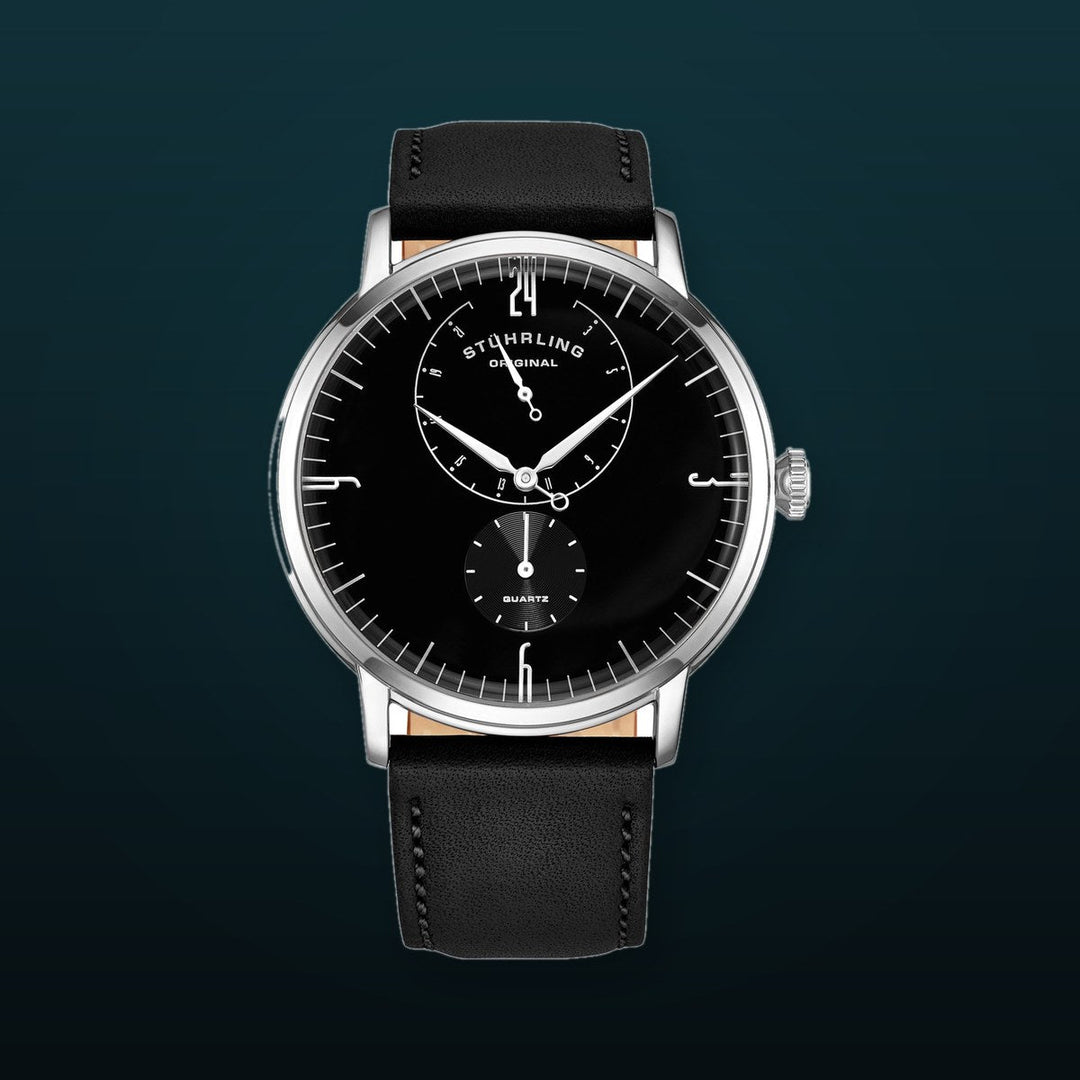 Symphony Black/Leather/Black Dial/Silver Case 3969.3 | Black Dial