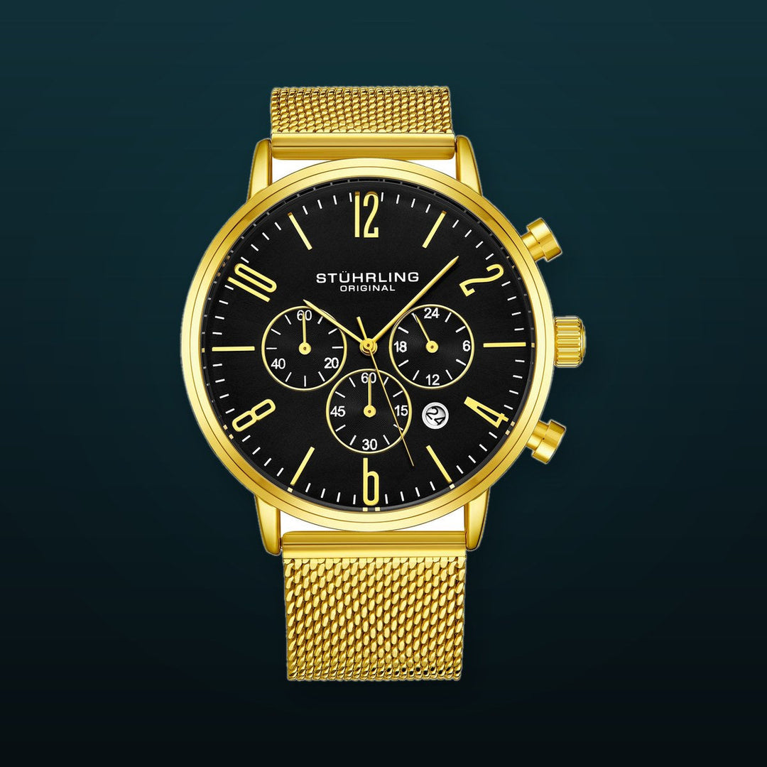 Monaco Gold/Stainless Steel/Black Dial/Gold Case 3932.3 | Black Dial