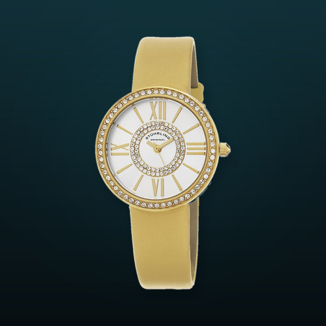 Vogue Yellow Leather | Silver Dial