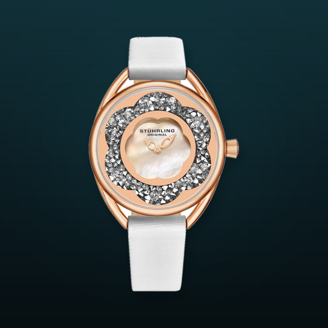 Symphony White Leather | Silver Dial