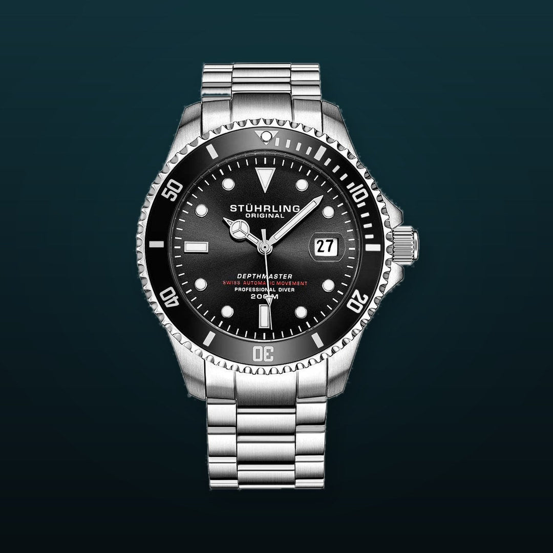 Depthmaster Black Dial/ Silver Stainless Steel Black | Black Dial
