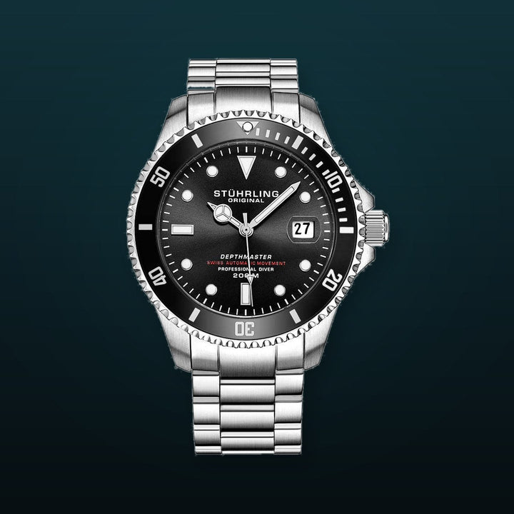 Depthmaster Black Dial/ Silver Stainless Steel Black | Black Dial