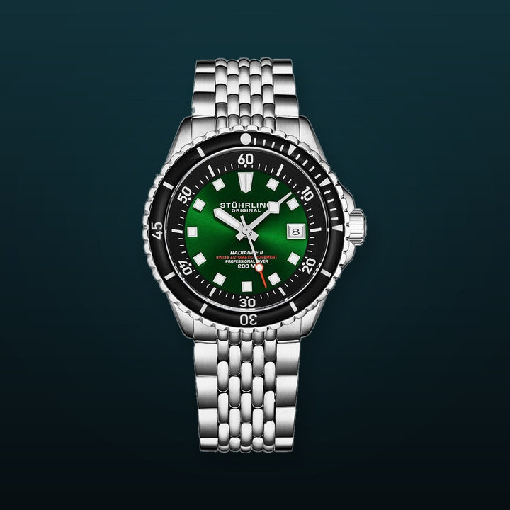 Radiance Diver Green/Stainless Steel | Green Dial