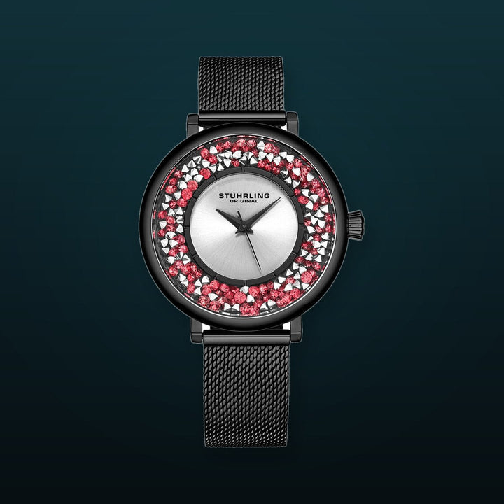Symphony Black Stainless Steel | Silver Dial