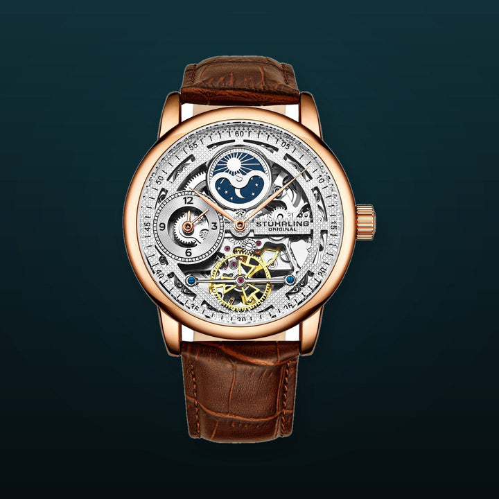 Legacy Brown/Leather/Silver Dial/Rose Case 3917.3 | Silver Dial