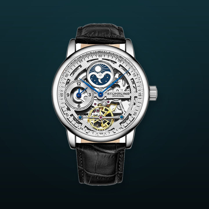 Legacy Black/Leather/Silver Dial/Silver Case 3917.1 | Silver Dial