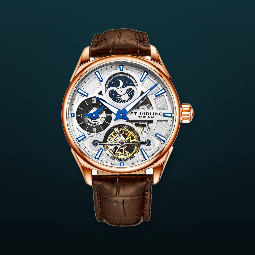 Legacy Brown/Leather/Silver Dial/Rose Case | Silver Dial