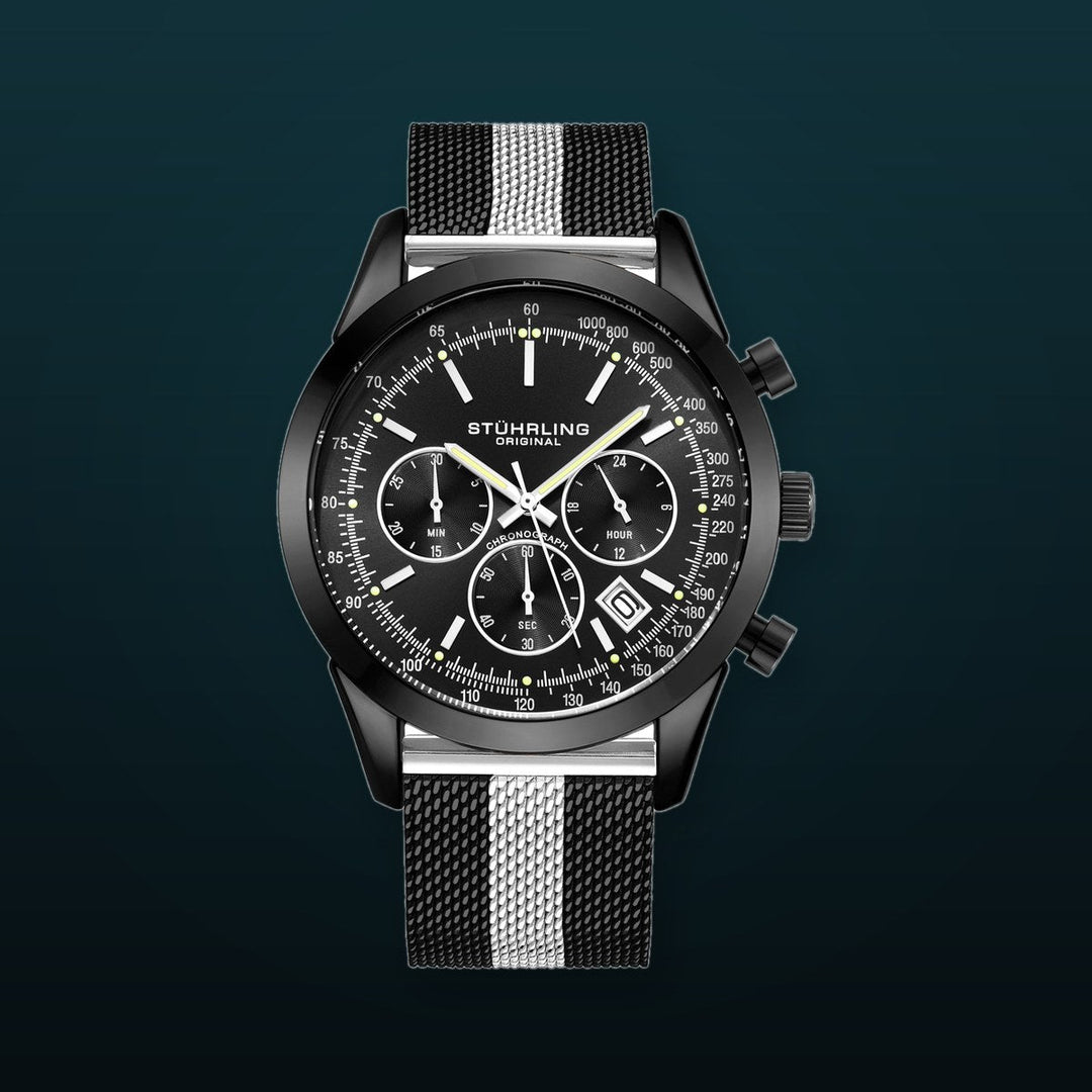 Monaco Silver/Alloy | Black Dial