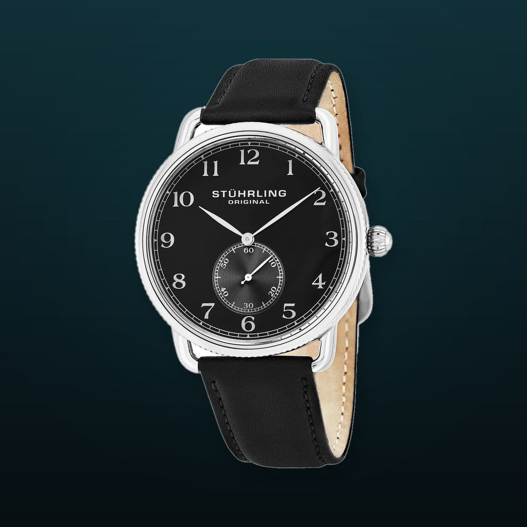 Symphony Black/Leather/Black Dial/Silver Case 207.02 | Black Dial