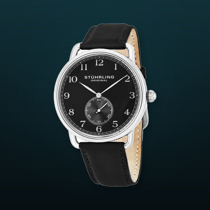 Symphony Black/Leather/Black Dial/Silver Case 207.02 | Black Dial