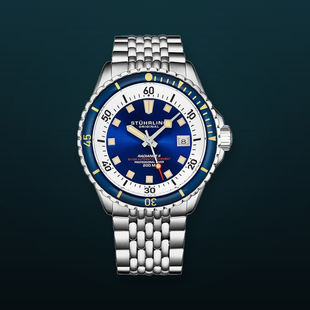 Radiance Diver Blue/ Stainless Steel | Blue Dial