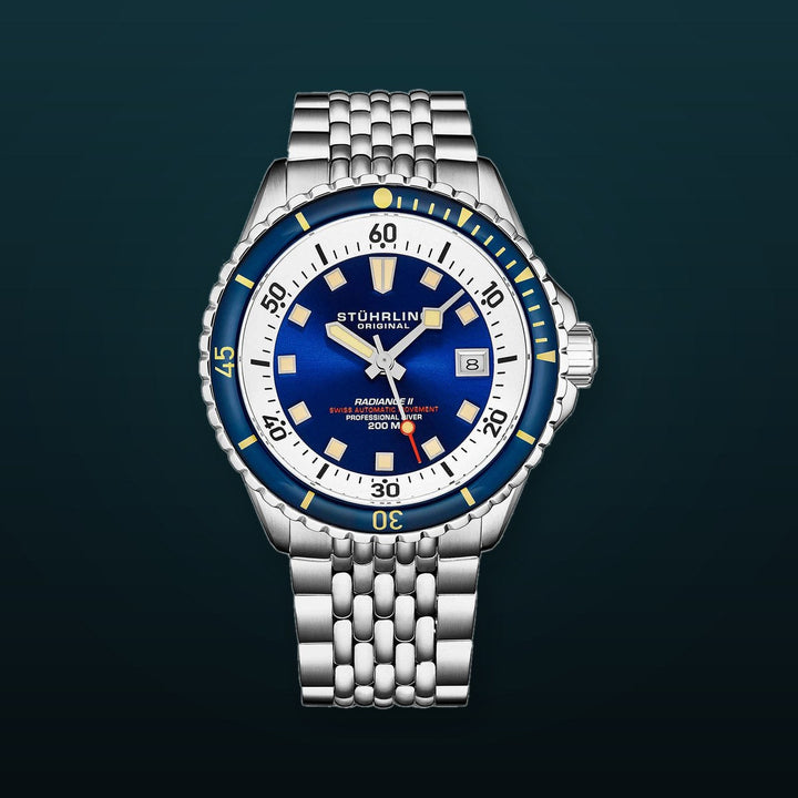 Radiance Diver Blue/ Stainless Steel | Blue Dial