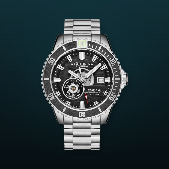 Radiance Automatic 44mm Skeleton Black/Silver | Black Dial