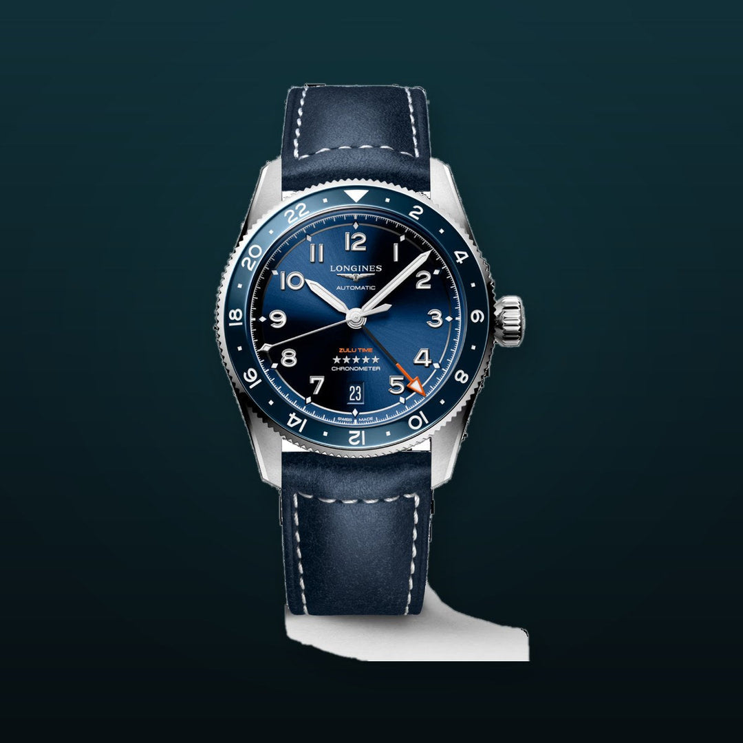 SPIRIT ZULU TIME Blue / Leather | Blue Dial