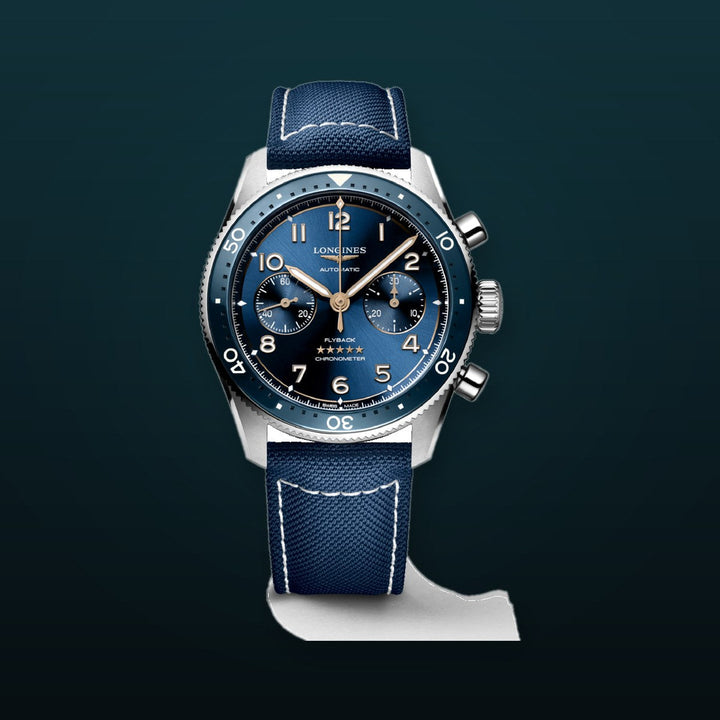 Spirit Flyback Blue / Fabric | Blue Dial