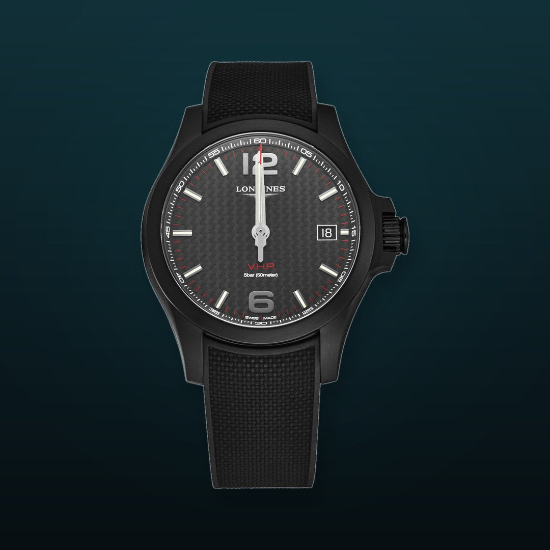 Conquest V.H.P. L37282669 / Black | Black Dial