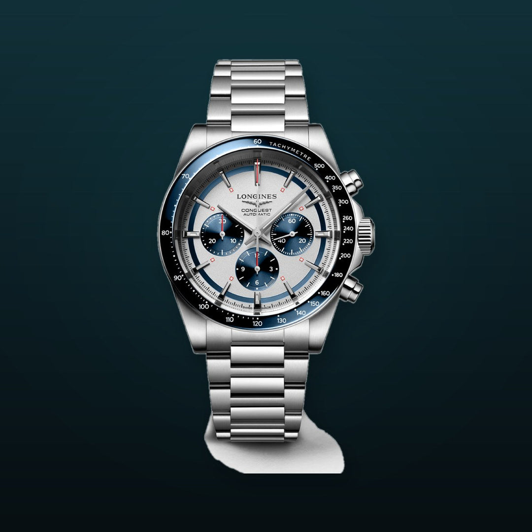 Conquest Chronograph Two-Tone / Stainless Steel |  Dial