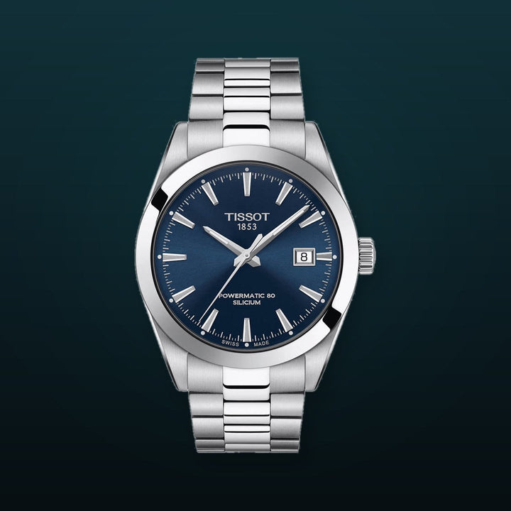 Gentleman Automatic Blue / Stainless Steel Blue Dial