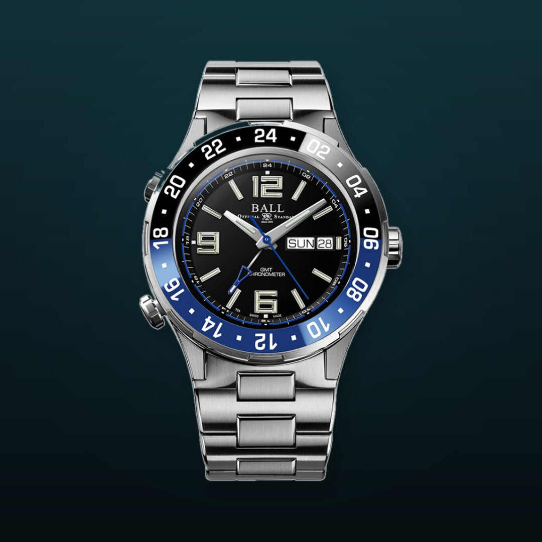 Roadmaster Marine GMT Blue Dial/ Black and Blue Bezel Blue Dial