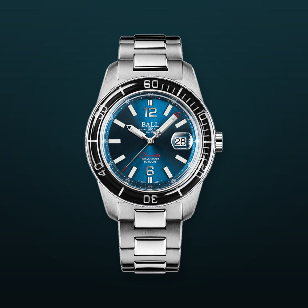Engineer M Skindiver III Blue dial / Stainless Steel Bracelet Blue Dial