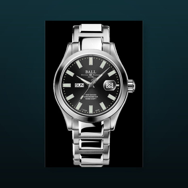 Engineer III Marvelight Chronometer Day-Date Black 40mm Black Dial