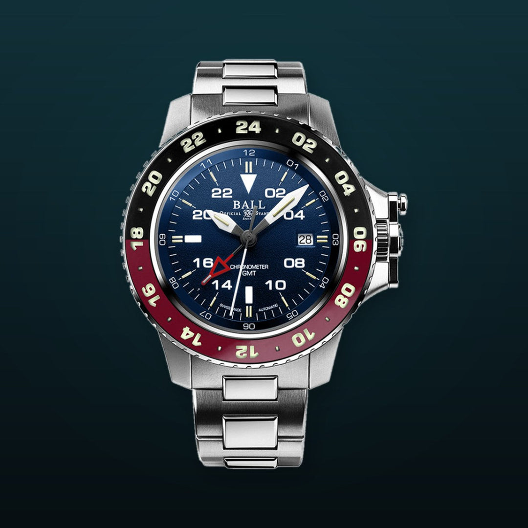 Engineer Hydrocarbon AeroGMT II Red/BLK Black Dial