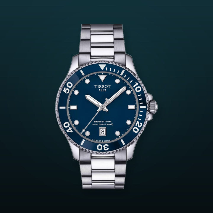 SEASTAR 1000 Blue / Stainless Steel Blue Dial